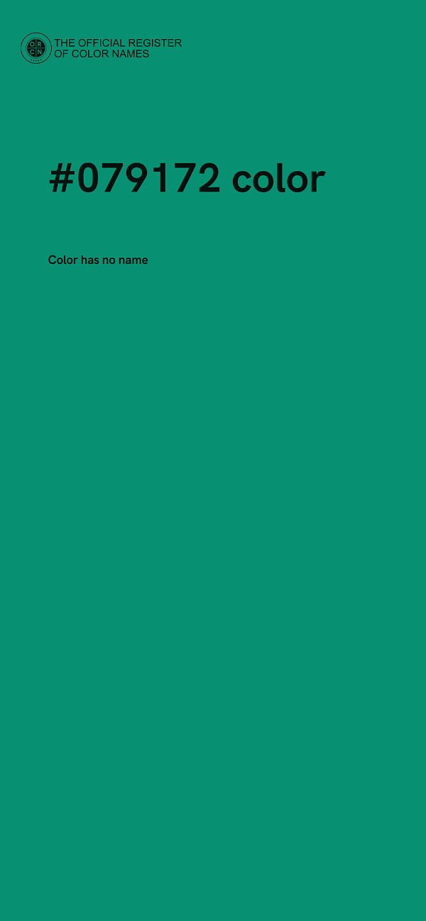 #079172 color image