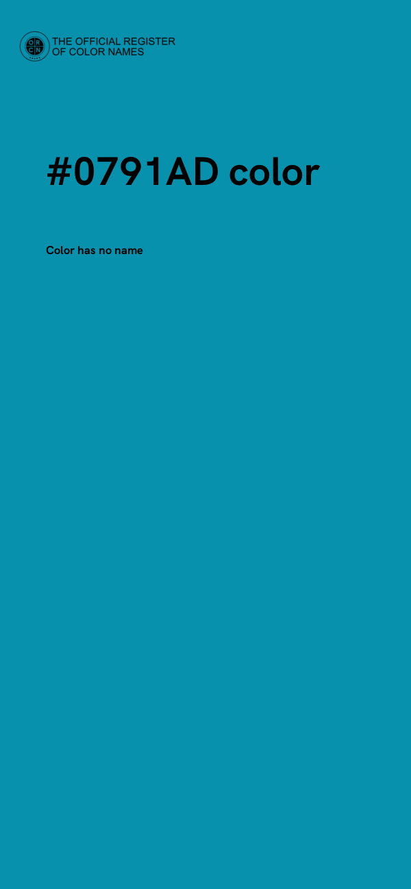 #0791AD color image