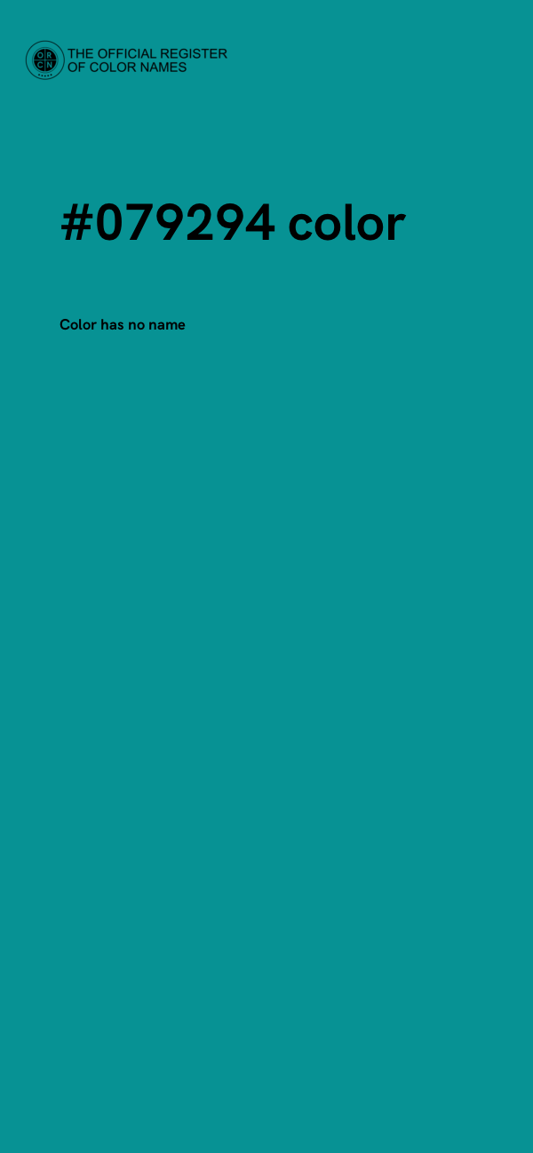 #079294 color image
