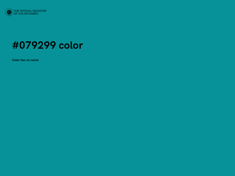 #079299 color image