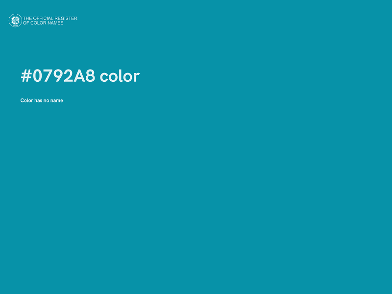 #0792A8 color image
