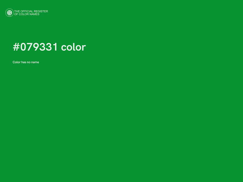 #079331 color image