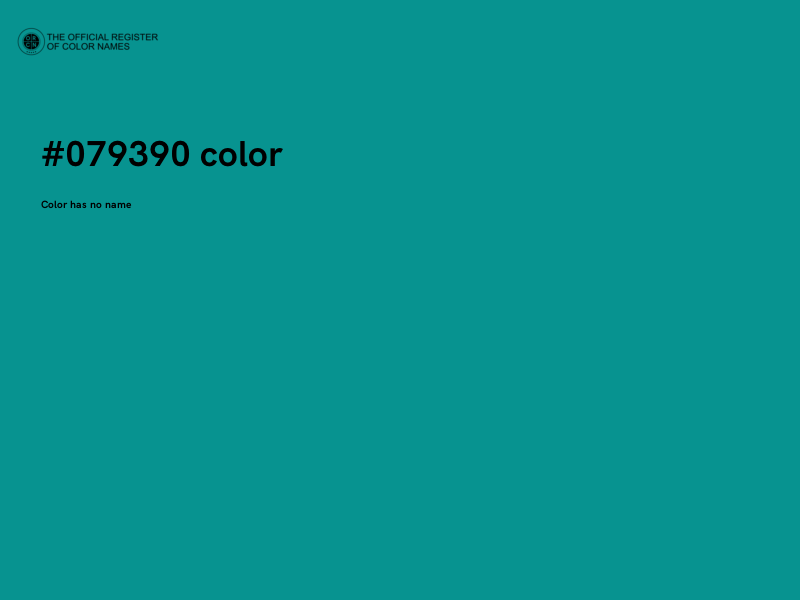 #079390 color image