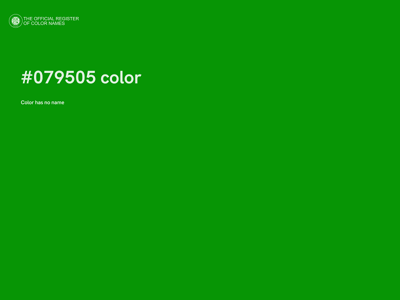 #079505 color image