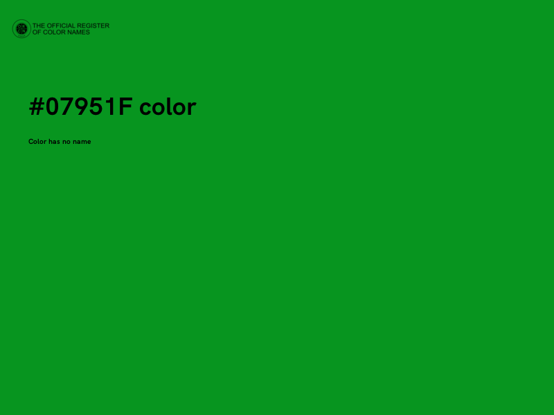 #07951F color image