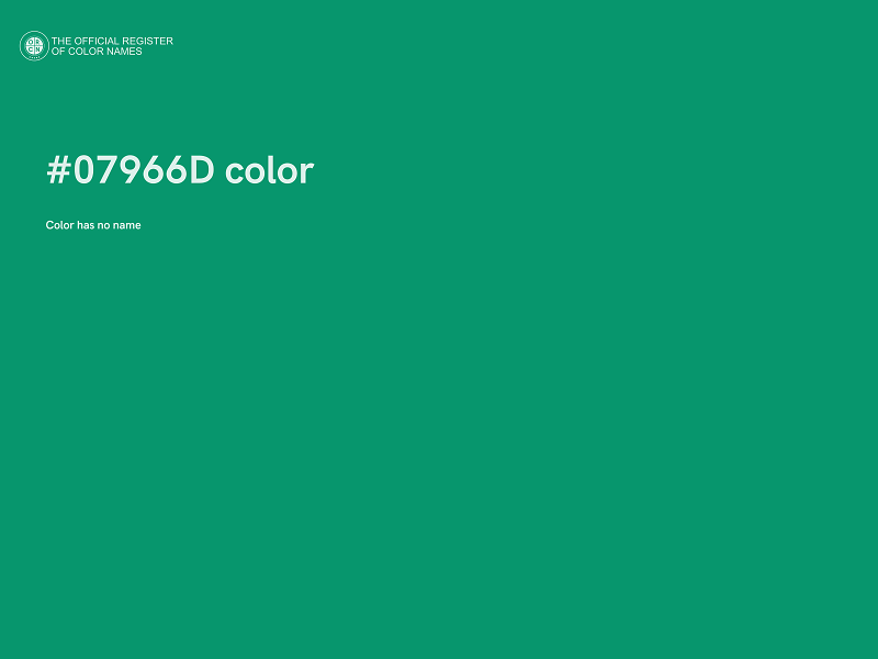 #07966D color image