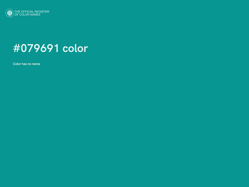 #079691 color image