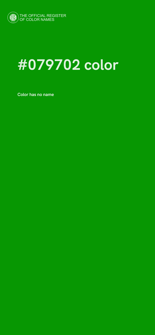 #079702 color image