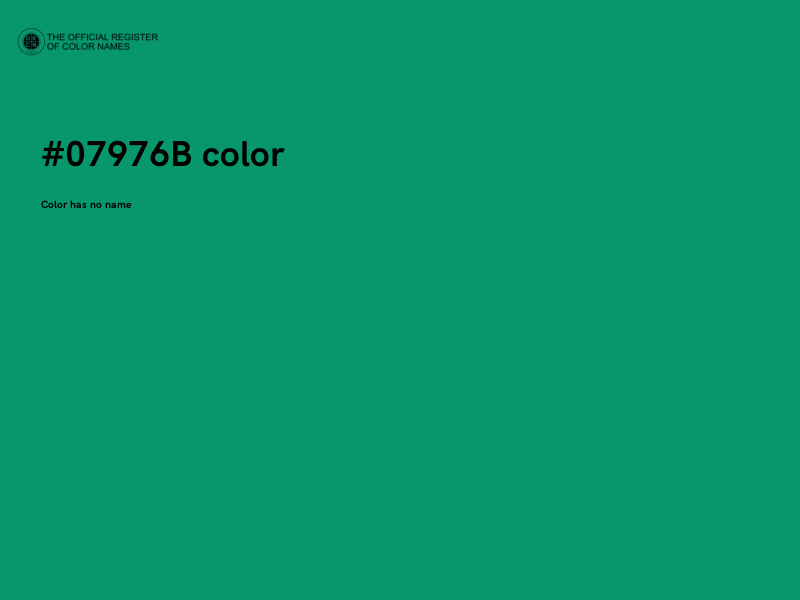 #07976B color image