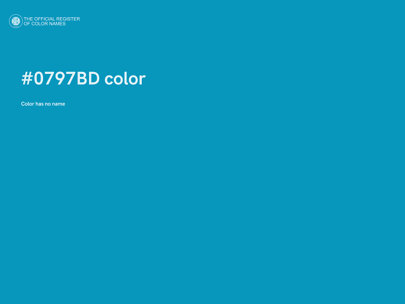 #0797BD color image