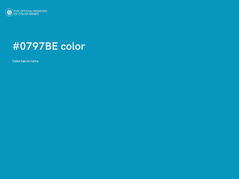 #0797BE color image