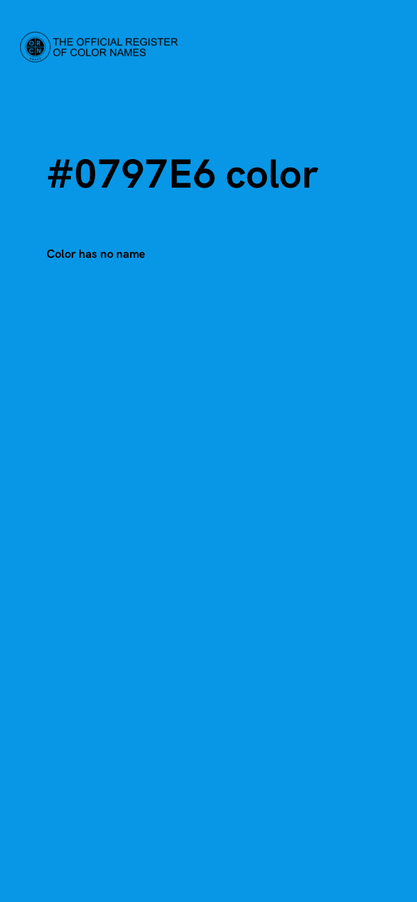 #0797E6 color image