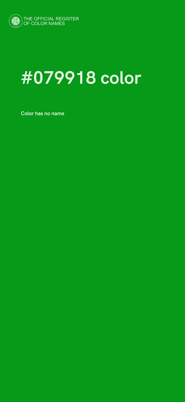 #079918 color image