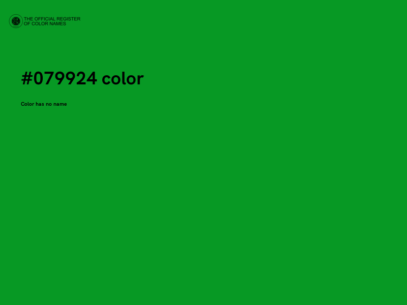 #079924 color image