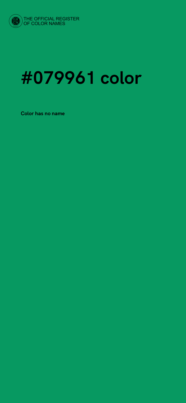 #079961 color image