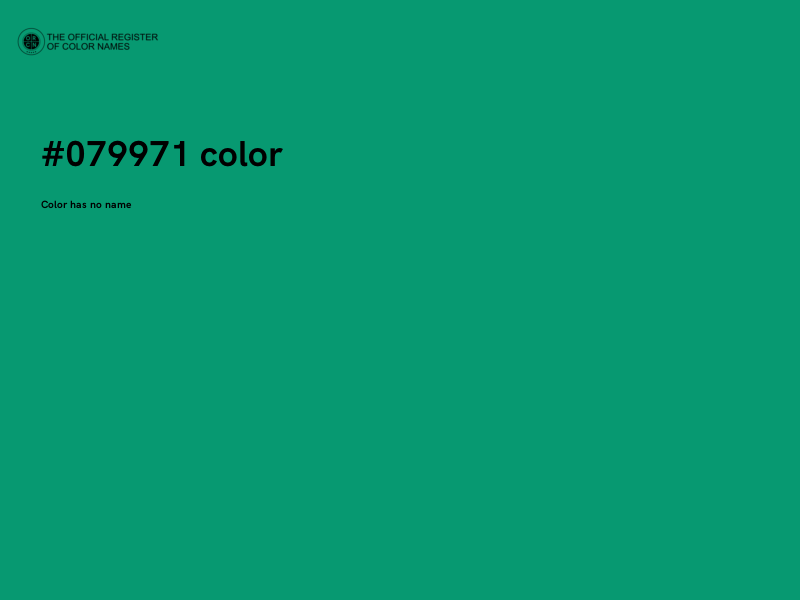 #079971 color image