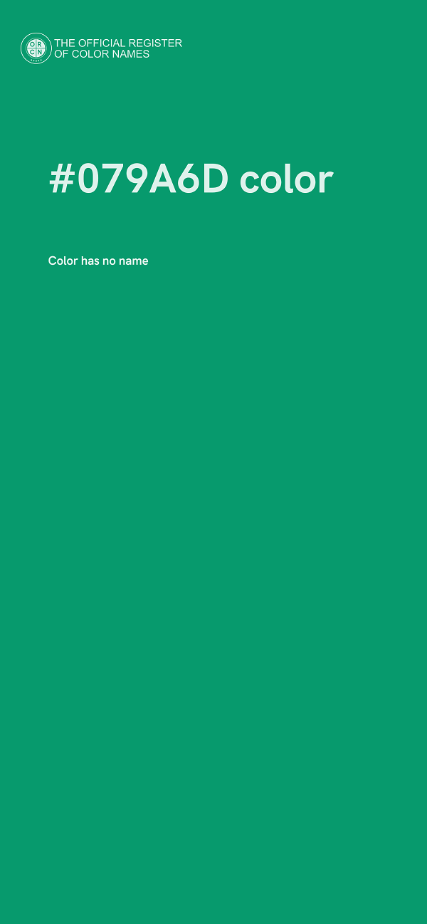 #079A6D color image