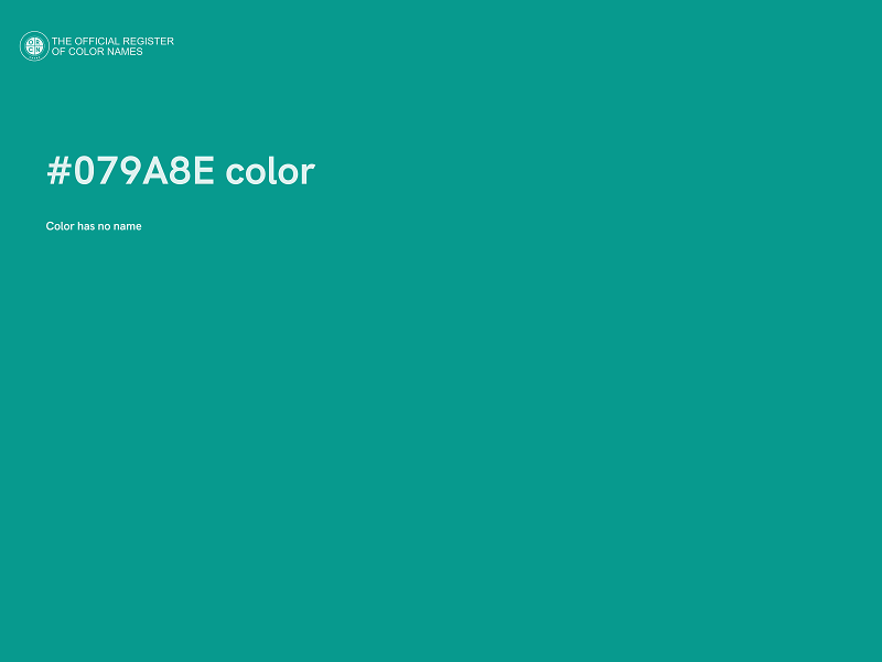 #079A8E color image