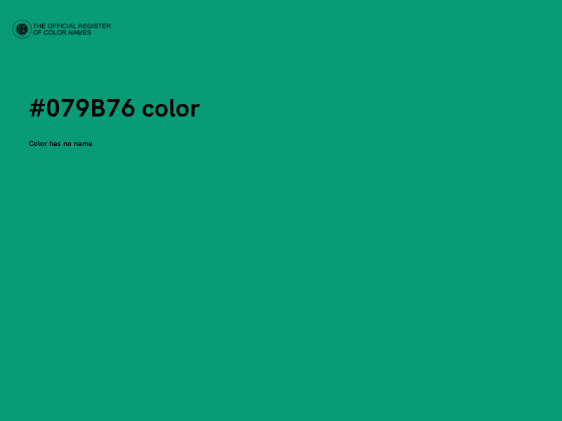 #079B76 color image