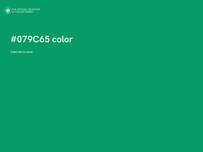#079C65 color image