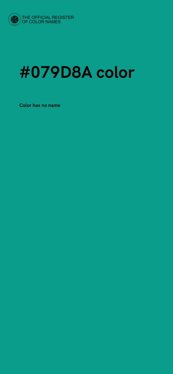 #079D8A color image