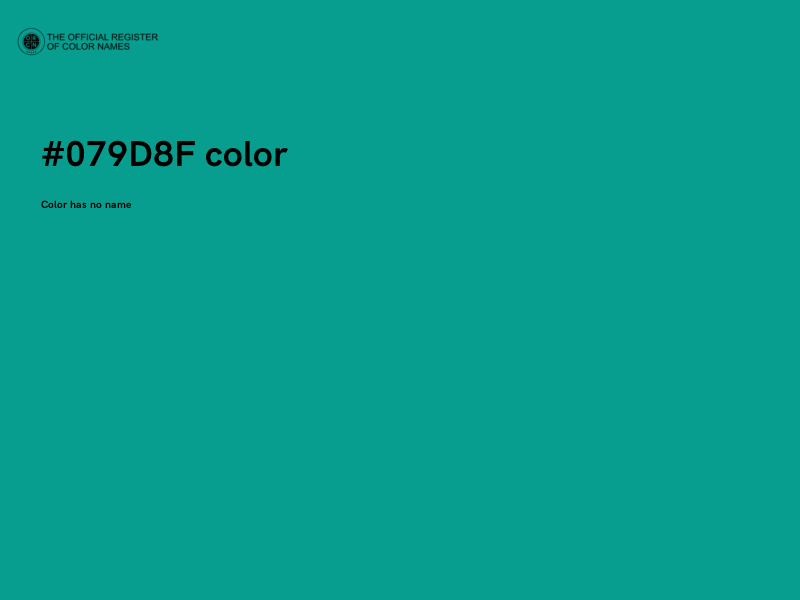 #079D8F color image