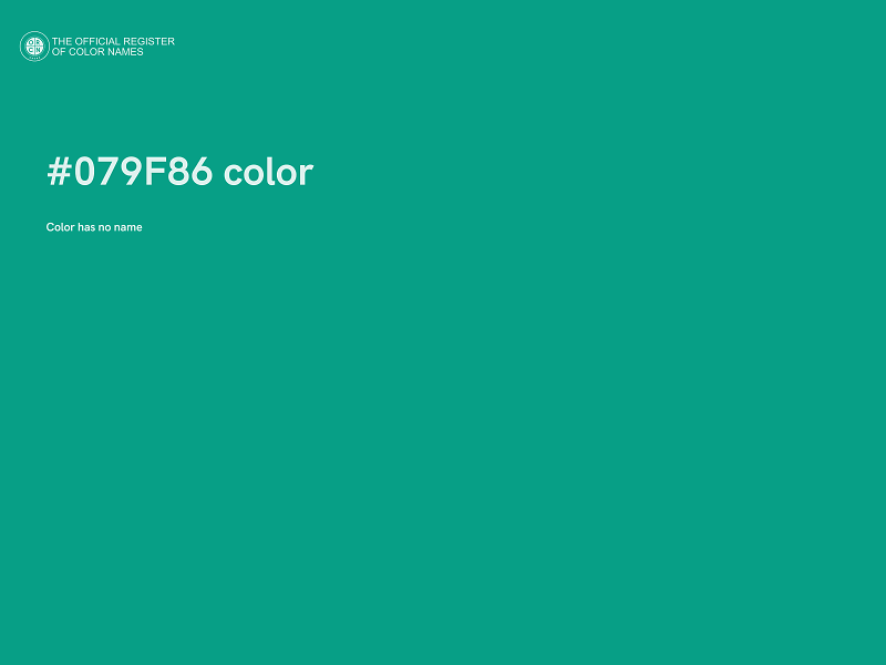 #079F86 color image