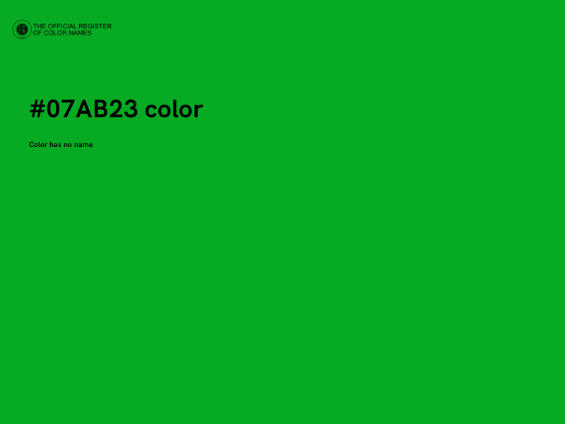 #07AB23 color image