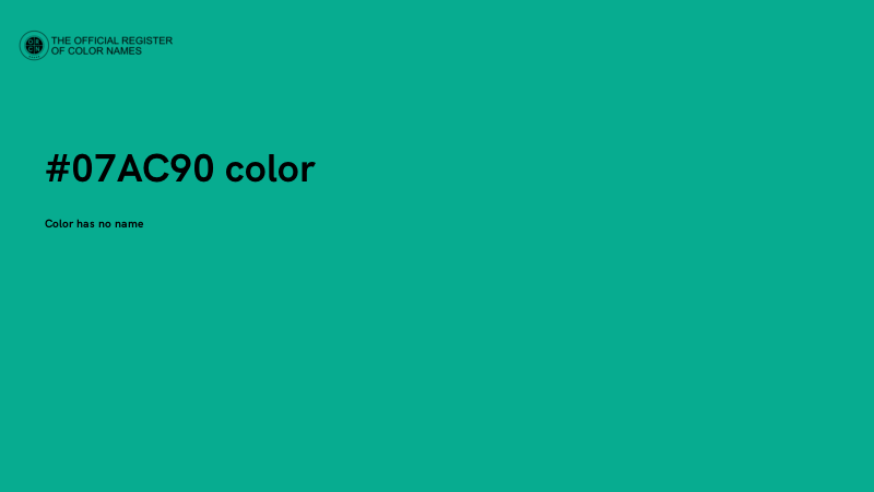 #07AC90 color image