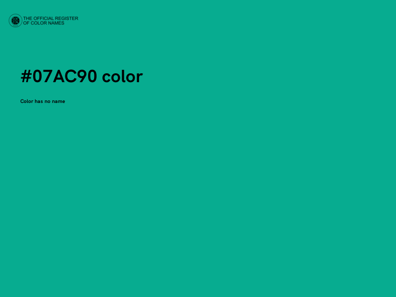 #07AC90 color image