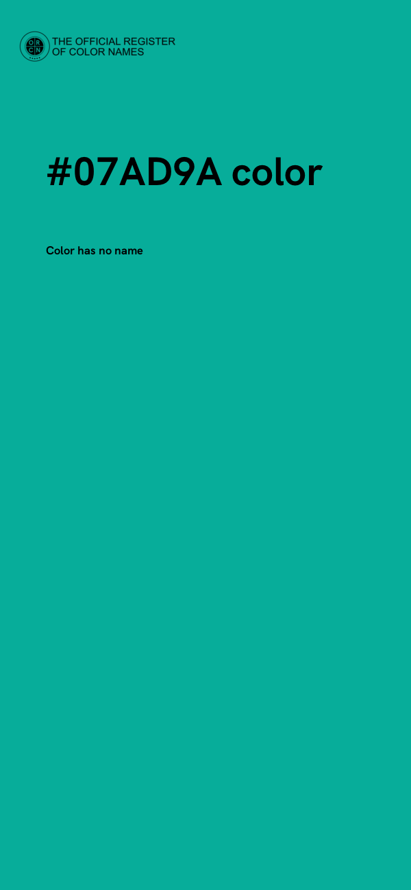 #07AD9A color image