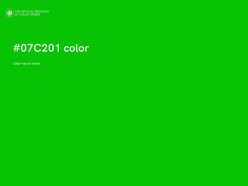 #07C201 color image