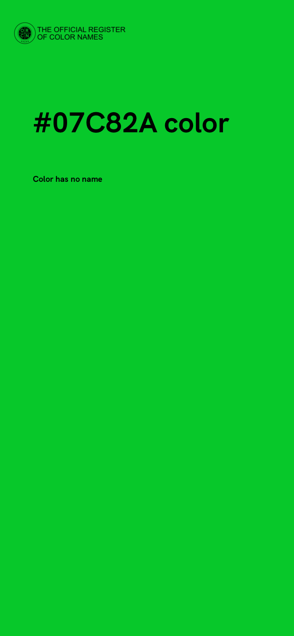 #07C82A color image