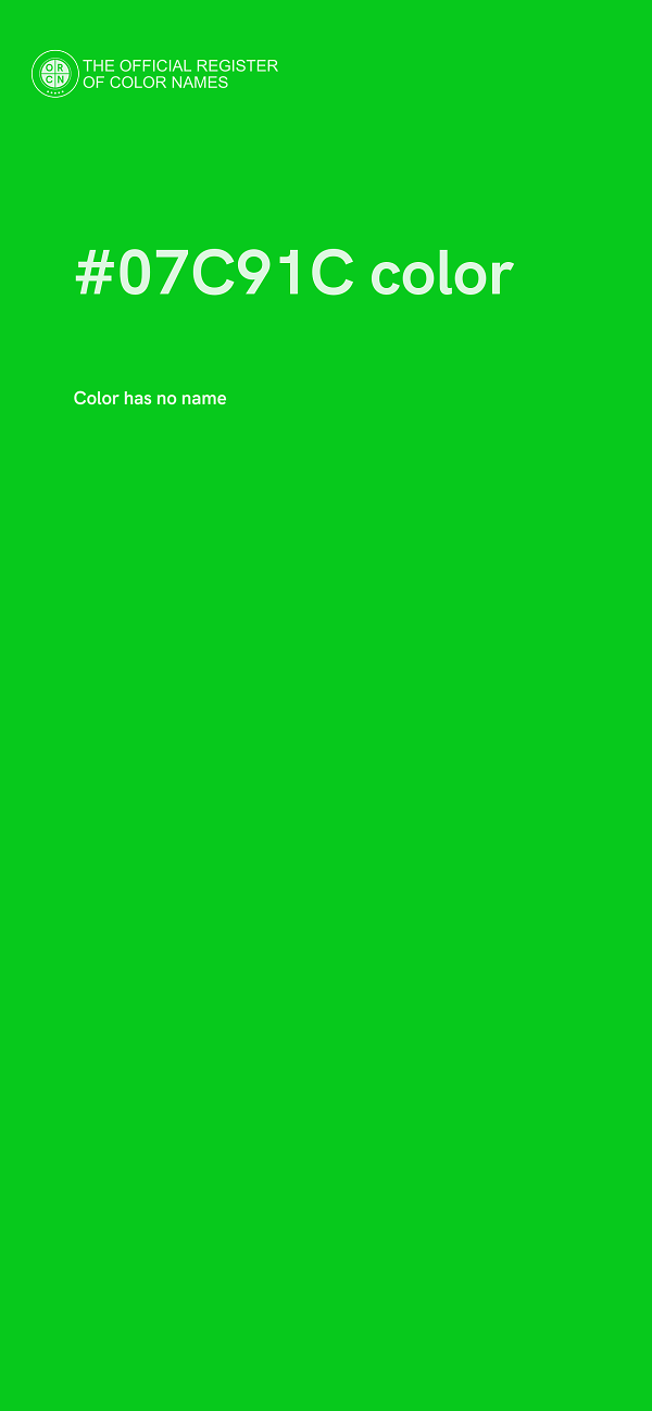 #07C91C color image