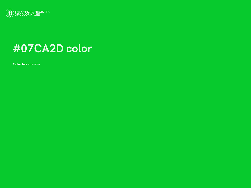 #07CA2D color image