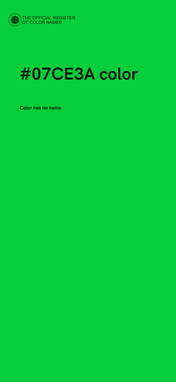 #07CE3A color image
