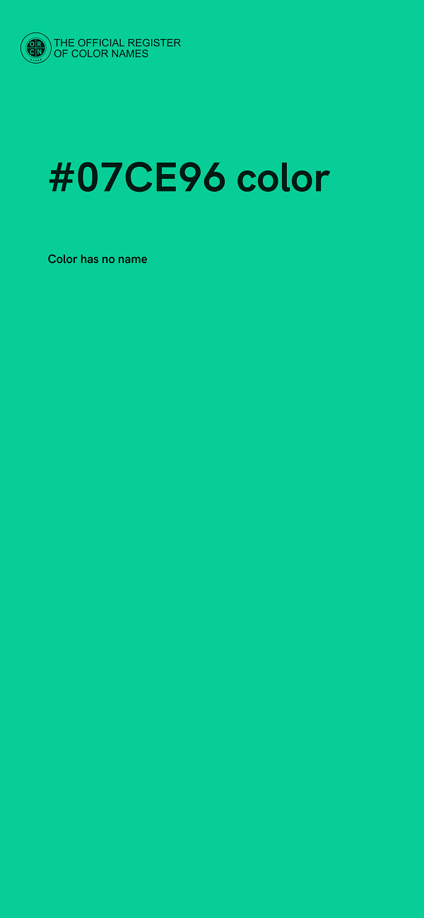 #07CE96 color image
