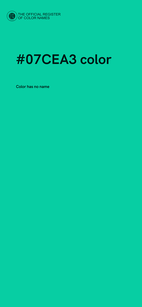 #07CEA3 color image