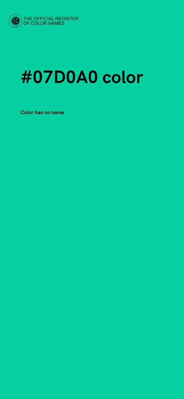 #07D0A0 color image