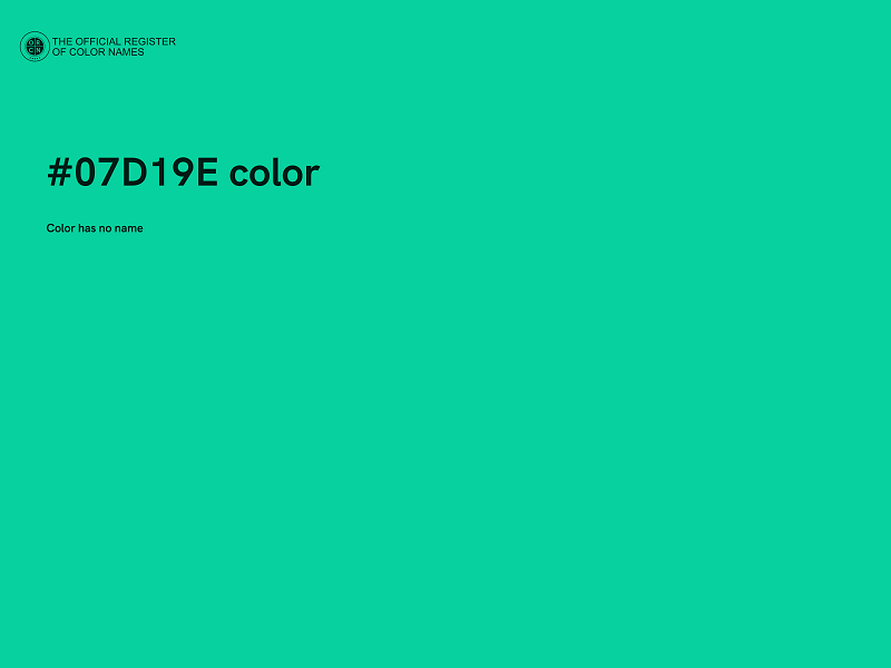 #07D19E color image