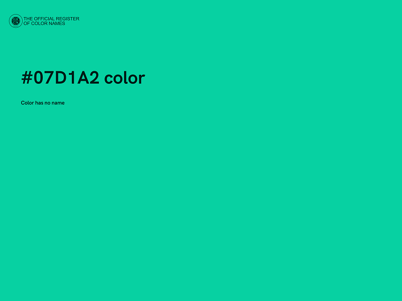 #07D1A2 color image