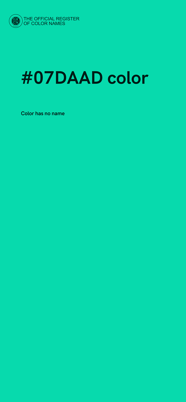 #07DAAD color image