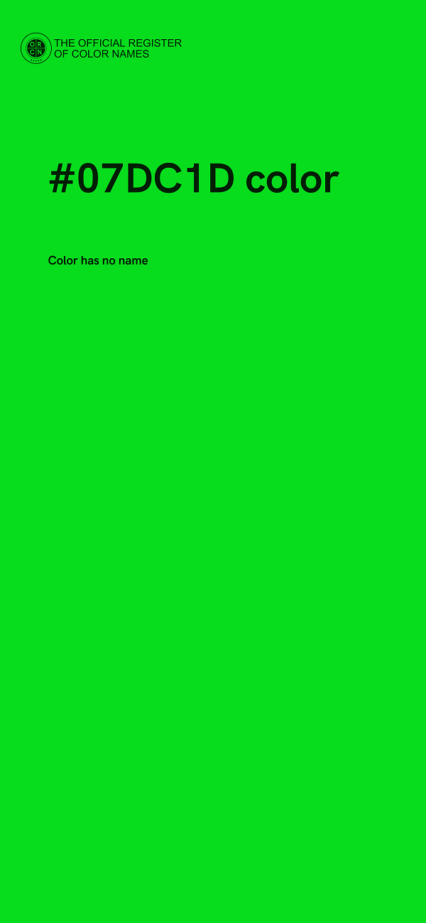 #07DC1D color image