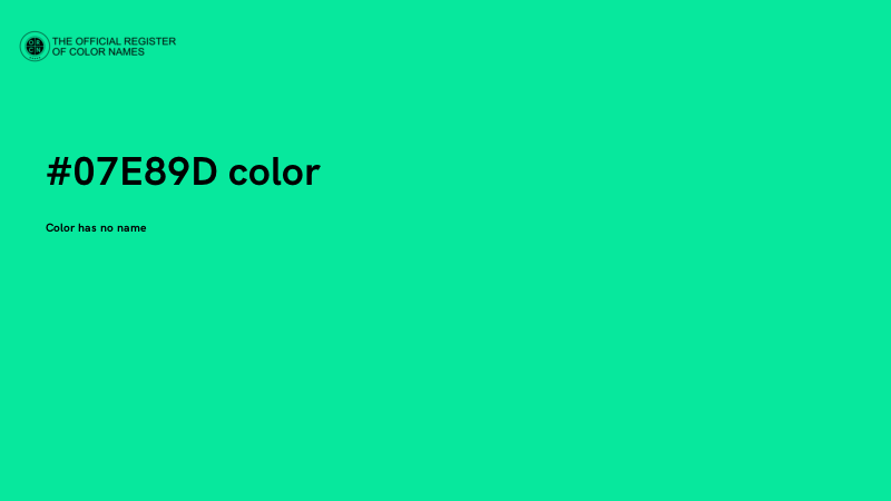 #07E89D color image