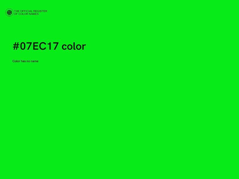 #07EC17 color image