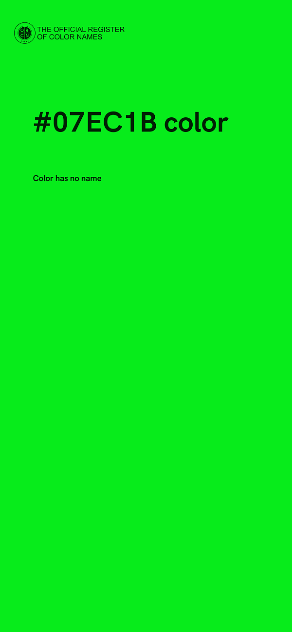 #07EC1B color image