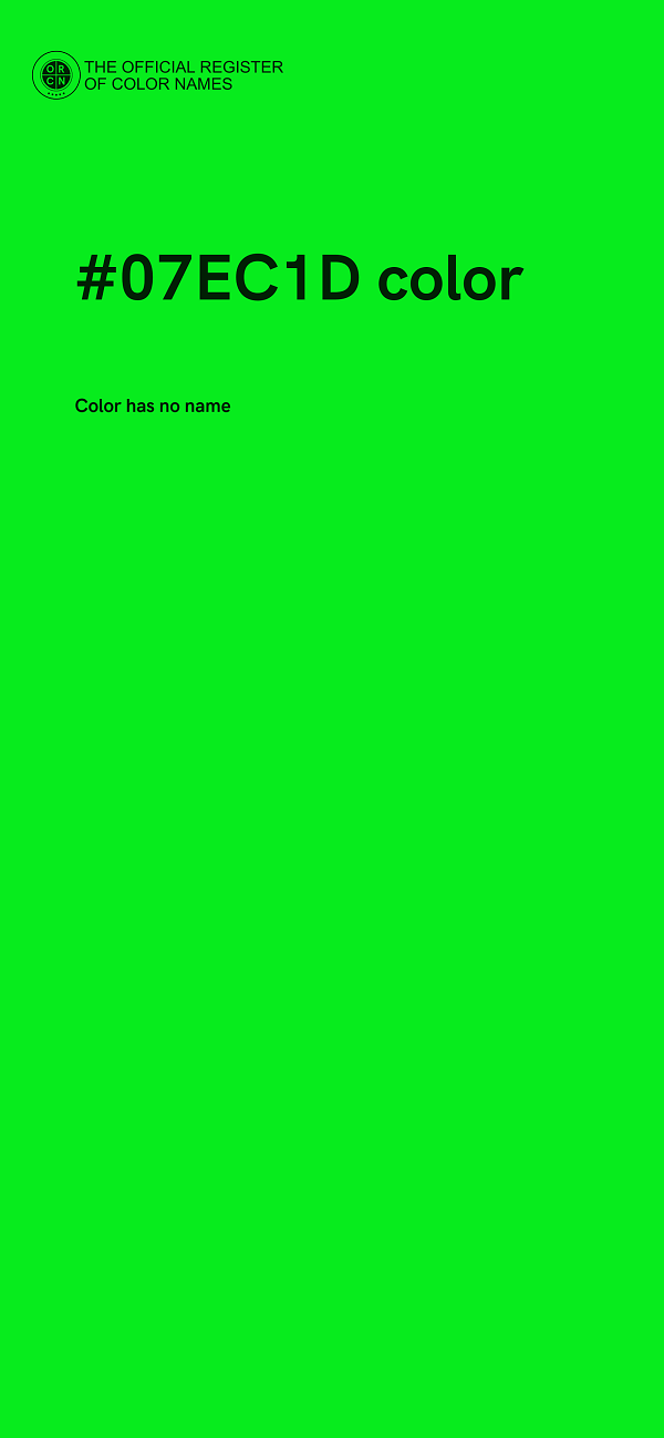 #07EC1D color image