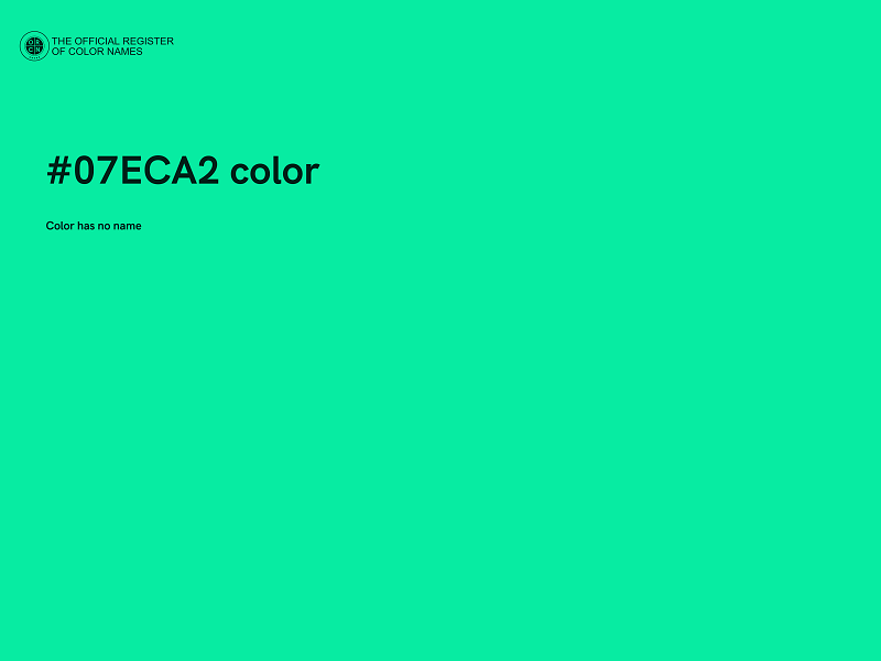#07ECA2 color image