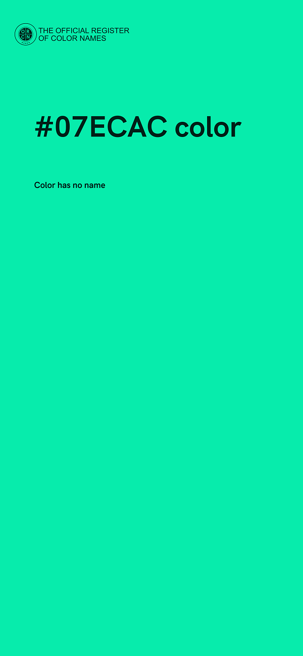 #07ECAC color image