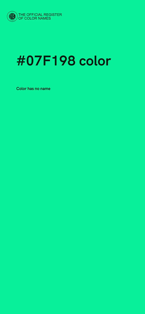 #07F198 color image